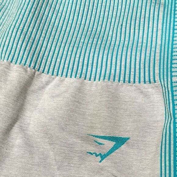 Gymshark Hyper Amplify Leggings Blue Grey Women’s Small - Picture 6 of 6